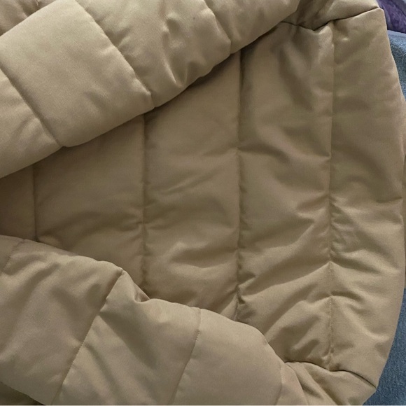 Express Tan Puffer Jacket - Picture 5 of 6